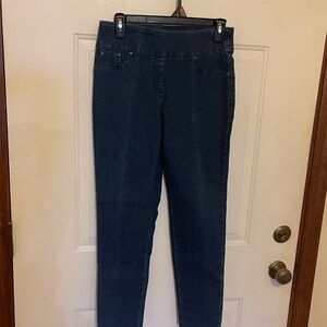 Ruby Rd. Women's Petite Pull-on Denim Jeans, 4P